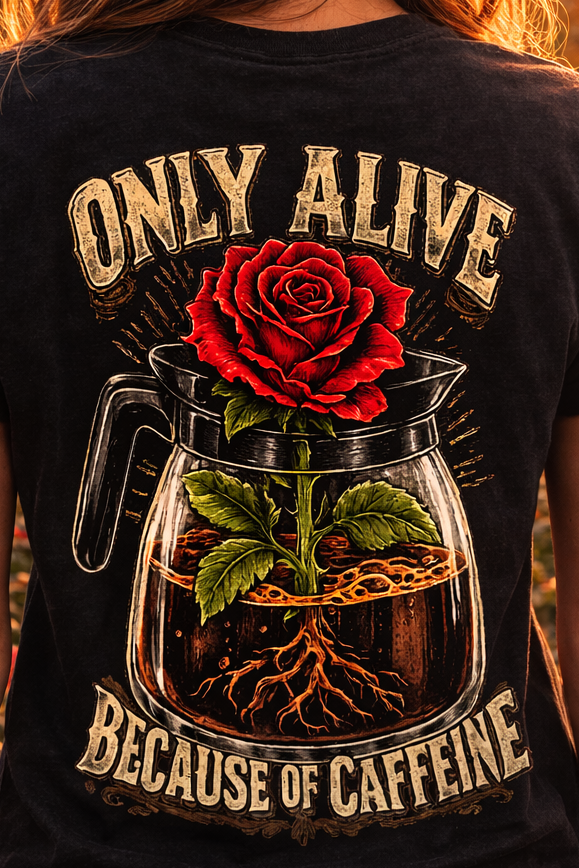 Only Alive Because of caffeine