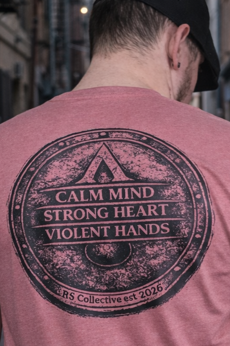 Calm mind, violent hands